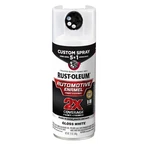 Rust-oleum 2X Automotive Enamel Custom 12 Ounce (pack Of 1), Gloss White New. Price: $18.99.