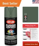 12 Oz Krylon Fusion Spray Paint Spanish Moss - Indoor/outdoor Finish New. Price: $11.99.