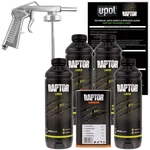 U-pol Raptor Black Urethane Spray-on Truck Bed Liner Gun, 4 Quarts New. Price: $142.49.