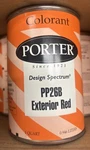 Porter Paint Colorant - Concentrate PP26B Exterior Red Quart Sealed New. Price: $12.99.