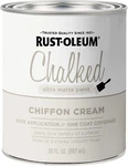 Rust-oleum 329598 Ultra Matte Interior Chalked Paint 30 Oz, Chiffon Cream New. Price: $32.99.