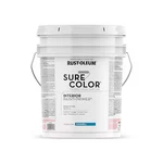 Rust-oleum 398347 Interior Paint, White, 5 Gal New. Price: $119.99.