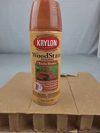 Read Krylon Wood Stain Rustic Brown 12 Ounce Spray Paint Semi-transparent Used. Price: $35.99.