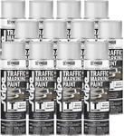 18 Oz White Stripe Traffic Marking Spray Paint - 12 Pack For Clear Lines New. Price: $189.99.