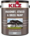Self-priming Masonry, Stucco And Brick Paint, Interior/exterior, Flat, Gray, 1 New. Price: $49.99.