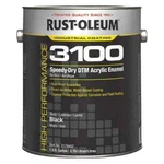 Rustoleum 3179402 Interior/exterior Paint, High Gloss, Water Base, Black, Gal New. Price: $85.00.