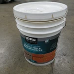Behr Concrete & Masonry Protector Waterproofer, Natural No. 980, 5 Gallons New. Price: $102.59.