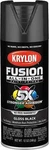 Krylon Fusion All-in-one Spray Paint For Indoor/outdoor Use, Gloss Black 12 Oz New. Price: $13.61.