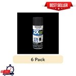 6PK Black, Rust-oleum American Accents 2X Ultra Cover Matte Spray Paint, 12 Oz New. Price: $34.99.