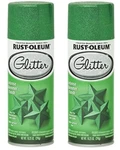 Rust-oleum 277781 Kelly Green Glitter Specialty Spray Paint Pack Of New. Price: $43.99.