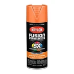 Krylon Fusion K02718007 ALL-IN-1 Spray Paint For In/outdoor Gloss Popsicle Orng New. Price: $16.26.