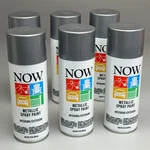 Now (6 Pack) Metallic Enamel Spray Paint 9OZ Interior/ Exterior New. Price: $22.40.