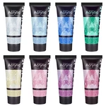 Galaxy Glitter Acrylic Paint Set - 8 Twinkle Iridescent Colors 0.71 Fl Oz / 2... New. Price: $22.19.