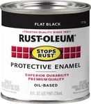 7776730 Protective Enamel Paint, 8-FL Oz, Flat Black(pack Of 1) New. Price: $23.85.