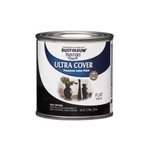 Rust-oleum Painters Touch Ultra Cover Flat Black Premium Latex 1/2 Pint New. Price: $15.99.