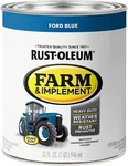 Rust-oleum 280153 Farm & Implement Enamel Paint, Quart, Ford Blue New. Price: $32.99.