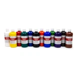 Vibrant Acrylic Paint Set - 12 Rich Colors Convenient Pint Size New. Price: $124.99.
