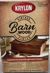 Krylon Vintage Finish Barn Wood Paint Kit, Distressing And Tint Spray 68 New. Price: $6.76.