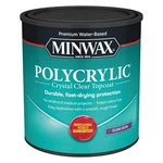 Minwax 63333 Clear Polycrylic Water-based Protective Finish Satin, Quart, 1 New. Price: $33.59.