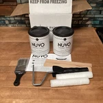 Nuvo Titanium Infusion Cabinet Makeover Paint Ultra Brilliant White Kit 2 Quart Open. Price: $69.95.