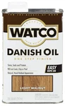 Watco 65541 Danish Oil Wood Finish, Quart, Light Walnut New. Price: $39.13.