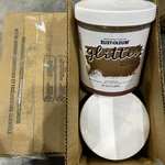 Lot Of 4 Rust-oleum 360222 Glitter Interior Wall Paint 28 Oz Copper New. Price: $34.50.