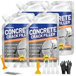 Concrete Crack Filler, 84OZ Grey High Elasticity Self Leveling Cement Caulkin... New. Price: $58.90.