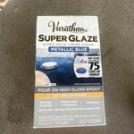 Lot Of 3 Varathane Super Glaze Pour-on High Gloss Epoxy, Quart, Metallic Blue New. Price: $55.55.