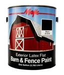 Majic Paints 8-0048-1 Latex Flat Barn & Fence 128 Oz (pack Of 1), Black New. Price: $45.98.