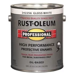 1 Pc Rust-oleum '242256 Interior/exterior Paint, Glossy, Oil Base, White, New. Price: $120.67.