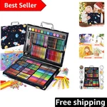 183-PIECE Kit In Beautiful Wooden Case: Perfect Starter Set For All Artists New. Price: $45.99.