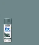 Rust-oleum 2X Ultra Cover Satin Spray Paint, #350372 Deep Forest Green, 12 Oz. New. Price: $11.95.