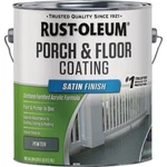 (4-GAL)-RUST-OLEUM Gal. Low Voc Porch And Floor Coating, Satin Pewter 320418 New. Price: $230.89.