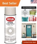 Krylon Coarse Stone Texture Spray Paint White Onyx 12OZ New. Price: $35.14.
