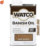 Rust-oleum 65851 Danish Oil Wood Finish, Pint, Dark Walnut New. Price: $24.11.