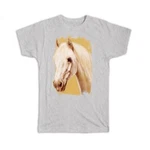 Gift T-shirt : White Horse Face Classic Drawing Artistic Paint Farm Animal New. Price: $19.99.