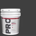 5 Gal. Black Flat Waterborne Acrylic Dryfall Interior Paint New. Price: $90.84.