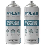 Polar Clear Satin Flawless Lacquer Spray - 2 X 13.5 Oz Coat Pai New. Price: $38.69.