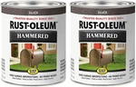 Rust-oleum 7213502 Hammered Metal Finish, Silver, Quarts New. Price: $55.50.