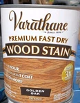 Varathane Fast Dry Wood Stain Quart Golden Oak One Coat Coverage 32 Ounce New. Price: $19.99.