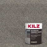 Decorative Concrete Coating Gray 1 Kilz Interior Exterior Slip Resistant New. Price: $89.99.