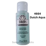 Folkart Acrylic Craft Paint Matte 2OZ Flat Non-glossy For Canvas Diy -dutch Aqua New. Price: $6.43.
