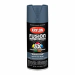 Krylon K02758007 Fusion All-in-one Spray Paint Indoor/outdoor Use Matte Ink Blue New. Price: $14.99.