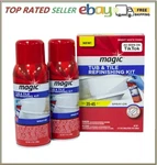 Magic Tub And Tile Refinishing Kit - Spray On Aerosol Sinks Porc New. Price: $52.58.