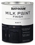 Rust-oleum Milk Paint Quart Navy Unique Brushed Effect Water Based Matte Finish New. Price: $40.99.