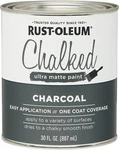 Rust-oleum 285144 Ultra Matte Interior Chalked Paint 30 Oz, Charcoal New. Price: $29.99.