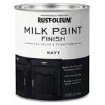 Rust-oleum 331051 Milk Paint Finish Navy Qt New. Price: $29.92.
