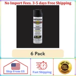 Rust-oleum 7578838 Preventative Spray Paint, Black, Flat, Solvent, 15OZ 6PK New. Price: $100.76.