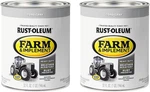 Rust-oleum 280154-2PK Farm & Implement Enamel Paint, Quart, Ford Gray, (pack Of New. Price: $53.48.