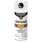 Rust-oleum 376856 Preventative Spray Paint, White, Flat, Solvent, 12 Oz New. Price: $11.85.